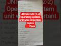 ||R23 OPERATING SYSTEM UNIT WISE IMPORTANT TOPICS👍🏻👍🏻||#jntua #operatingsystem#importantquestions
