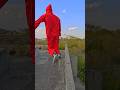 Money heist vs Rooftop parkour free run pov #parkour #parkourlife #funny #monkey #comedy