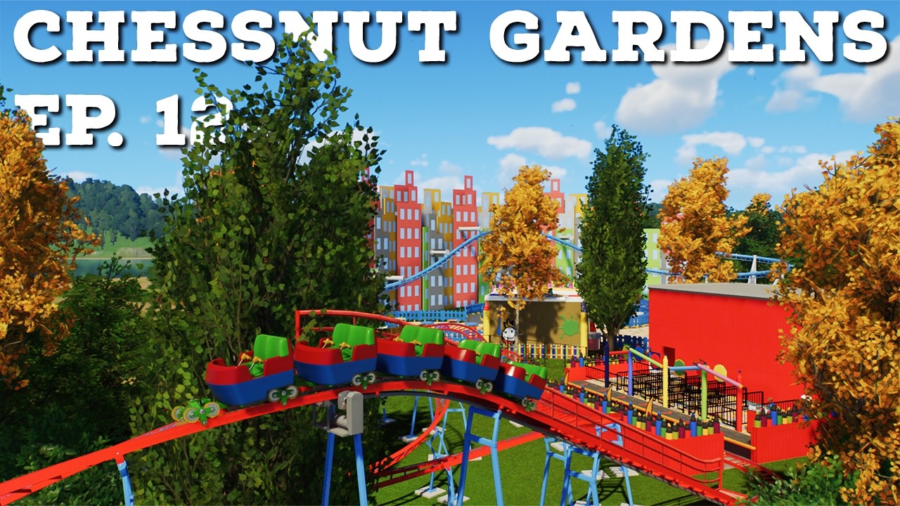 Добавляем ЕЩЁ ОДНИ американские горки!! | Chessnut Gardens, эпизод #12