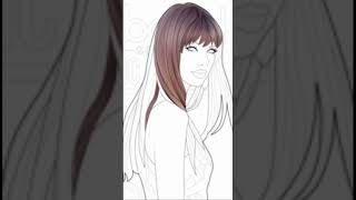 Taylor Swift Coloring #swifties #shorts #taylorswift #storycolor #app
