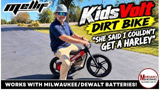 Milwaukee & Dewalt Powered Kids Volt Electric Dirt Bike by MELLIF