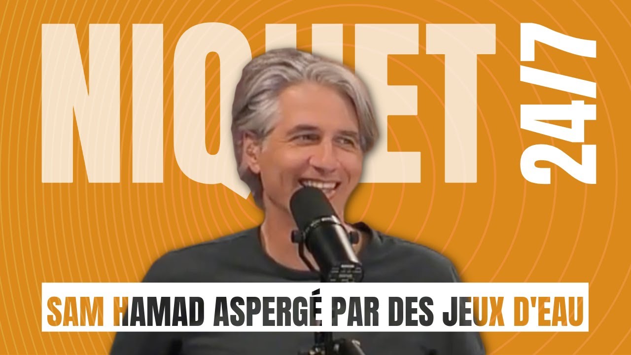 OLI 24/7 - Sam Hamad aspergé par des jeux d'eau