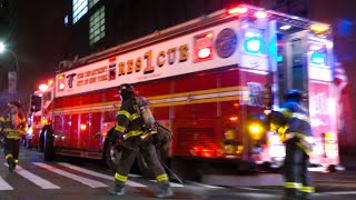 [ Manhattan 2nd Alarm Box 1031 ] MAJOR FDNY Response To Hi-Rise Fire, 22 People Hurt/Upper East Side
