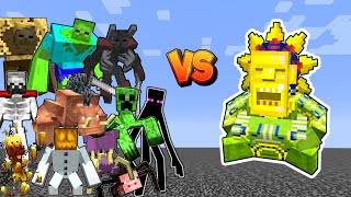 Barako The Sun Chief Vs Mutant Beasts and Mutant More in Minecraft