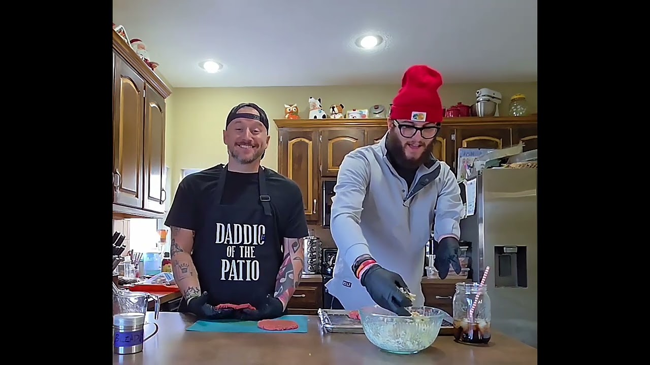 Grilling Jucy Lucy Burgers with Tell-Her & Nubz Episode 2 