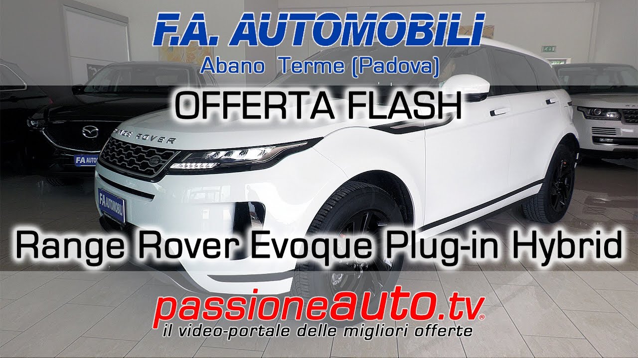 Offerta Flash! Range Rover Evoque Plug-in Hybrid - YouTube