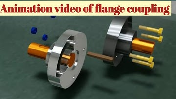 flange coupling animation
