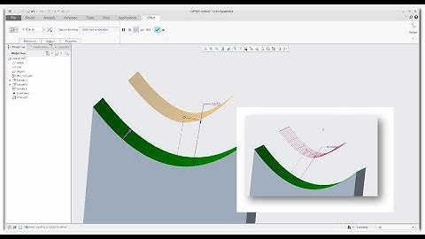 PTC Creo 4.0 tutorial: Offset feature and Offset analysis
