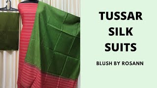 Pure Tussar Silk Churidar Materials. WhatsApp 8590021872 screenshot 4