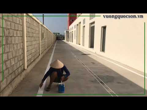 Video Quy Trình Hướng Dẫn Thi Công Sơn Kẻ Vạch Trên Nền Bê... - youtube