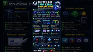 🤖 OPENCLAW: AI AGENT | Cara kerja dan Implementasi ! #shorts #fyp #openclaw #aiagents