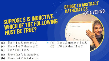 2.4.2 Suppose S is inductive. Which of the following must be true? (a) If n+1 ∈ S, then n ∈ S...