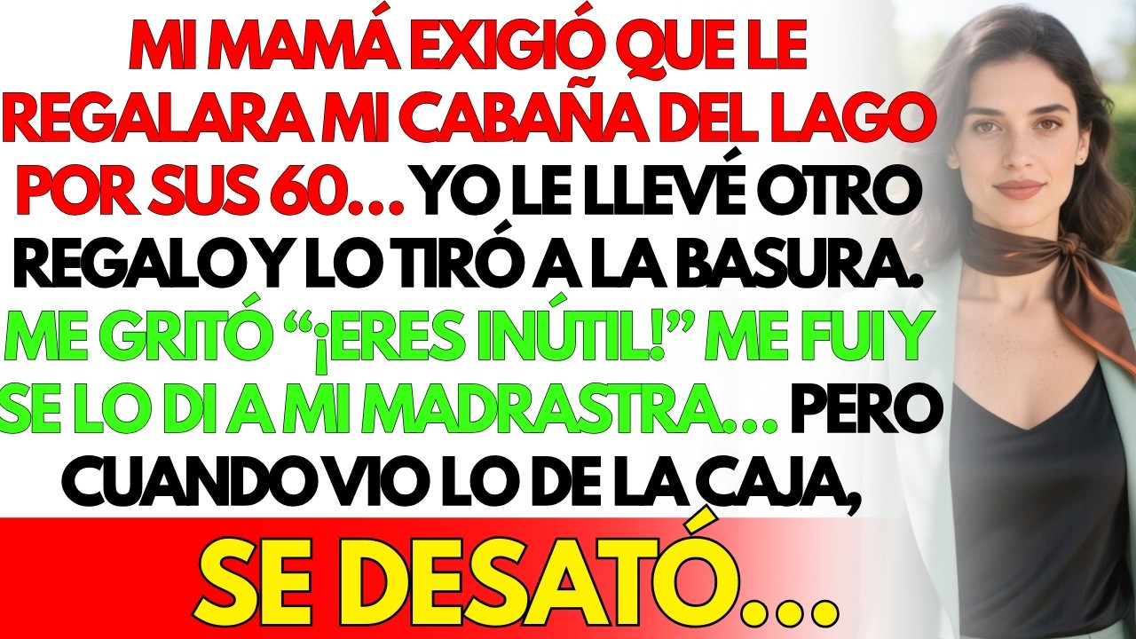Mi mamá me exigió una casa en el lago. Le di otro regalo y lo tiró a la basura...