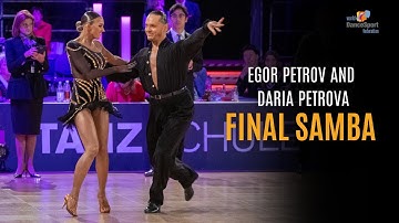 Egor Petrov and Daria Petrova | FINAL SAMBA | 2025 WDSF World Championship PD Latin – Leipzig