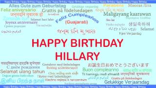 Hillary   Languages Idiomas - Happy Birthday