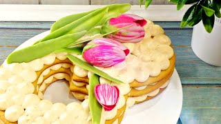 Тюльпаны для торта / Весенний торт на 8 марта