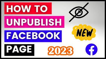 (NEW Method) - How To Unpublish A Facebook Page? [in 2025]