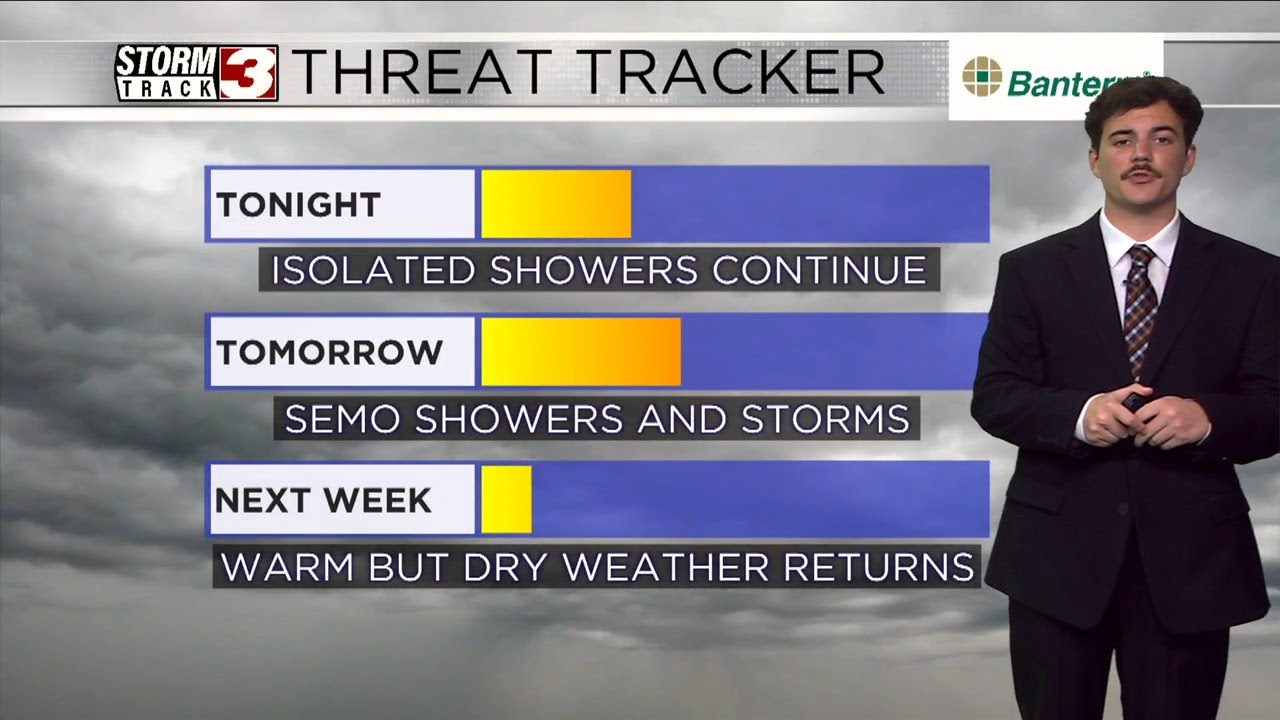 One more day of clouds and a few showers before drying out - YouTube