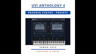 UVI Anthology 4 - Ensoniq Synths Presets