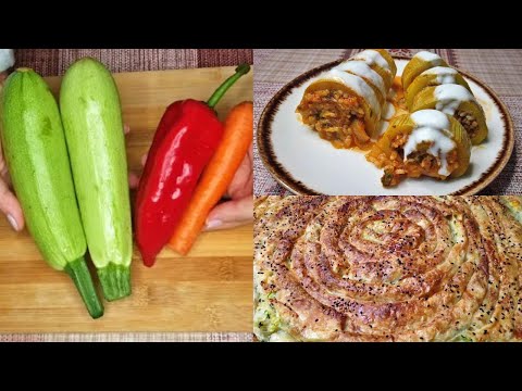 3 MOST DELICIOUS ZUCCHINI DISH RECIPES, DIFFERENT FROM EACH OTHER