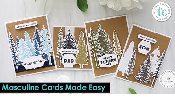 Masculine Cards? No Problem! | Joy Baldwin Tutorial | Taylored Expressions