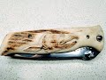 Exclusive knife . Deer horn .От Китайского прототипа к эксклюзивному рыболовному ножу .