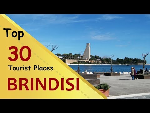 "BRINDISI" Top 30 Tourist Places | Brindisi Tourism | ITALY