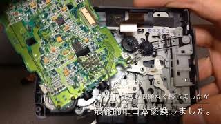 ハードオフ ジャンク カセットウォークマン「TCM-400」 修理