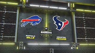 Madden NFL 24 - Buffalo Bills Vs Houston Texans Simulation PS5 (Updated Rosters)