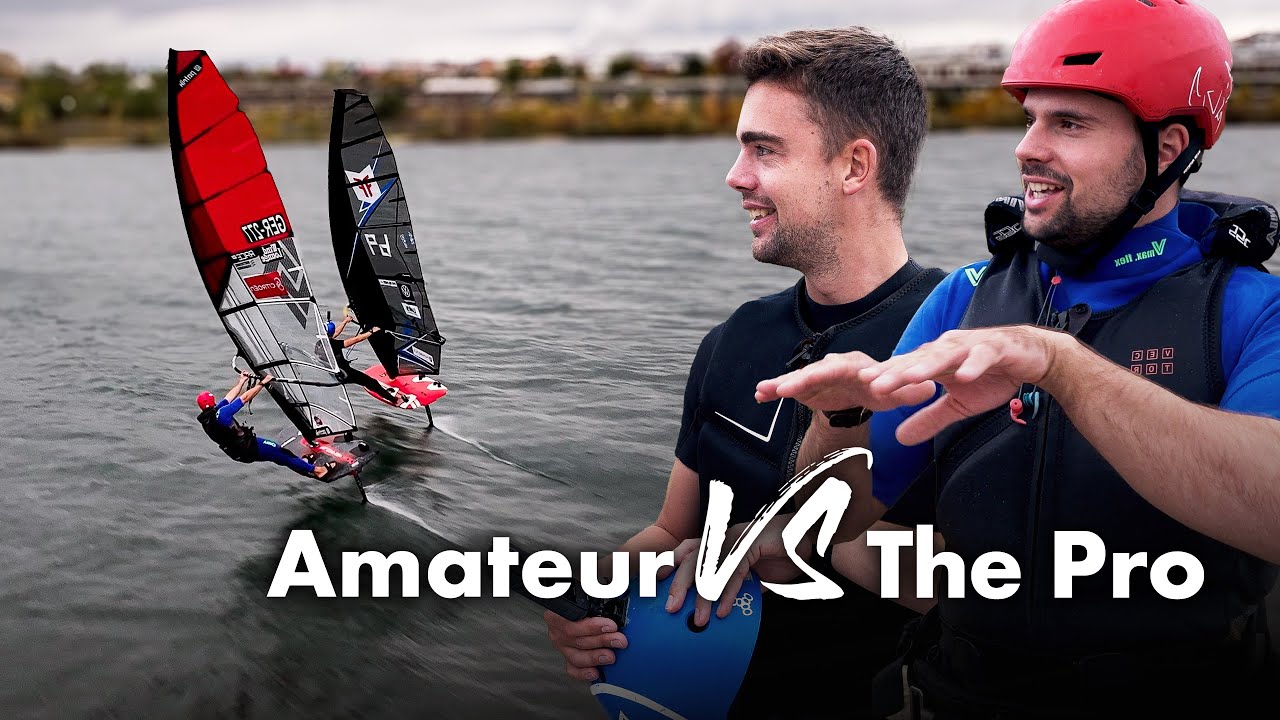 WORLDCUP WINDSURFER vs AMATEUR WINDSURFER