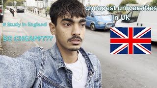 😱MOST AFFORDABLE UNIVERSITIES IN UK 2026 ||CHEAPEST UNIVERSITIES OF ENGLAND || RISHABH’S UK DIARIES