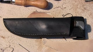 Making a Basic Folded Knife Sheath