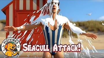 ☀️Seagull Attack! (Animated Music Video) #animation #cartoon #comedy