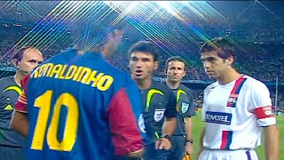 The day Ronaldinho and Juninho Pernambucano showing their class in 2008