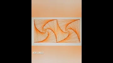 spiral drawing 2 | complete video is on my channel #spiraldrawing  #viral #shorts #aizaskills