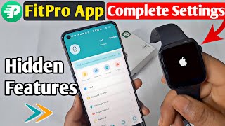 FitPro App Complete Setting | FitPro Watch Connect to Android | i7 Pro Max Smartwatch all features screenshot 4