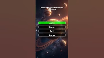 Know Your Solar System? Take This Quiz! | Video quiz