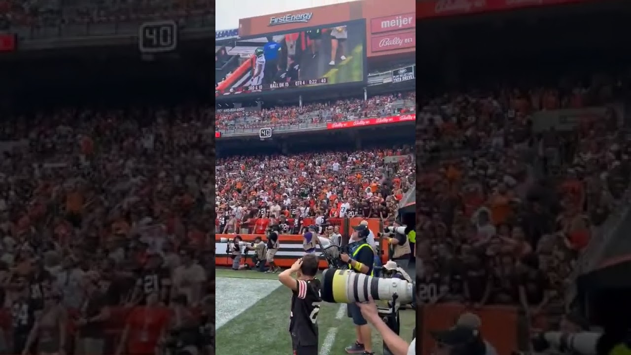 Fan Throws Bottle at Browns Owner
