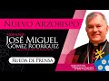 RUEDA DE PRENSA con el nuevo Arzobispo de la Arquidiócesis de Manizales