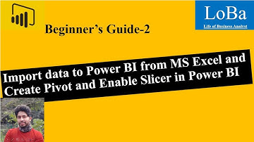 Power BI Create Pivot and Enable Slicer | Matrix in Power BI | Slicer in Power BI