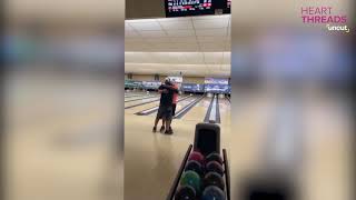 Man bowls a perfect game using ball filled with father&#39;s ashes