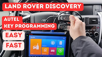 2015-2018 Land Rover Discovery Autel key programming. How to program a new key for Land Rover. Easy