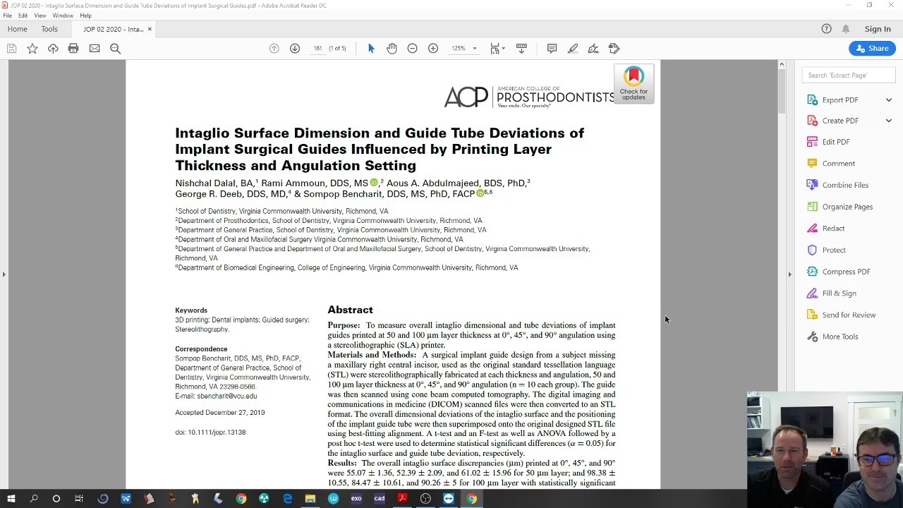 Literature Review - JOP 02-2020 Intaglio Surface Dimensions and Guide ...