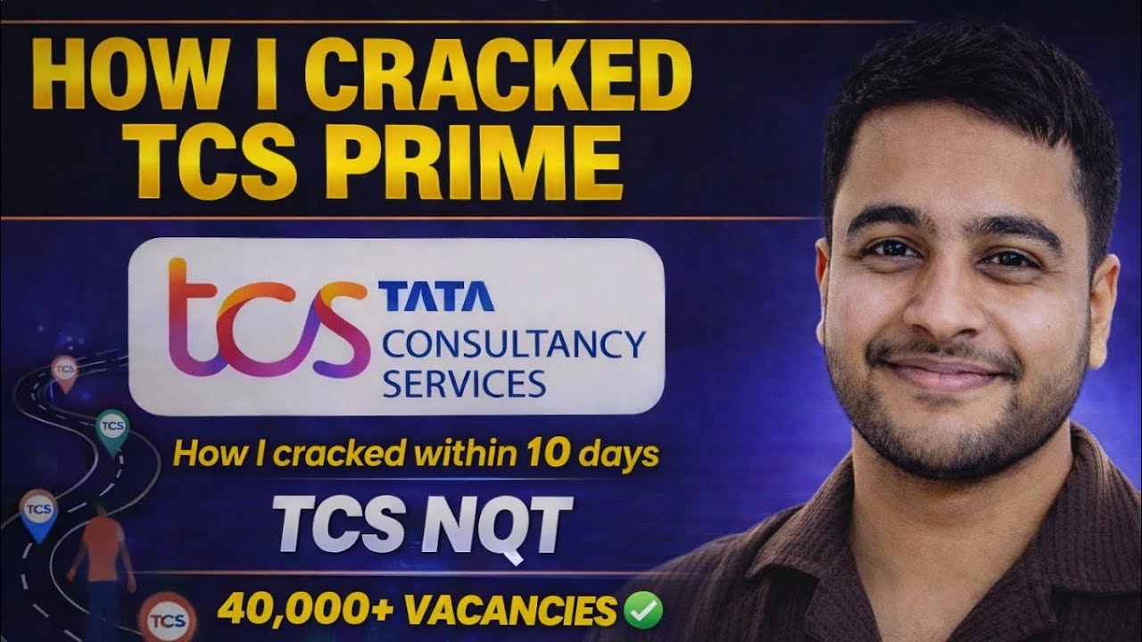 How to crack TCS NQT Prime and Digital | How I cracked within 10 days ...