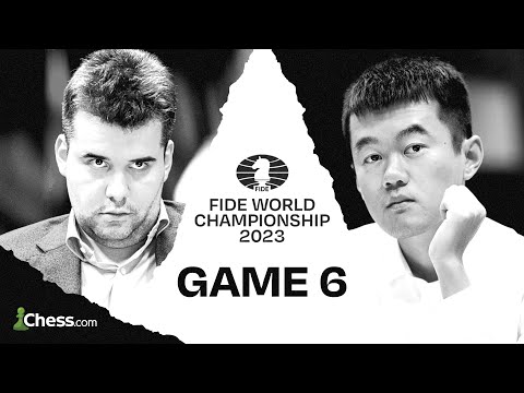 Ding vs. Nepomniachtchi | FIDE World Championship | Game 6 ft. Giri, Howell &amp; Naroditsky