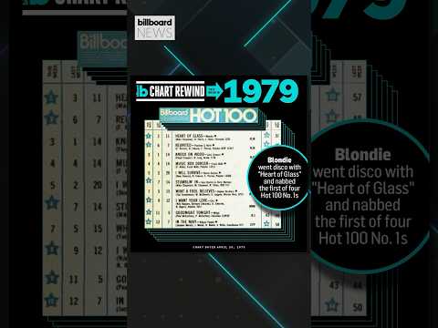 Blondie Hit 1st No.1 On Hot 100 W/ "Heart Of Glass" In 1979 | Chart Rewind | Billboard News  #Shorts