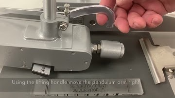 How to Set up the Pendulum Skid Tester Footprint