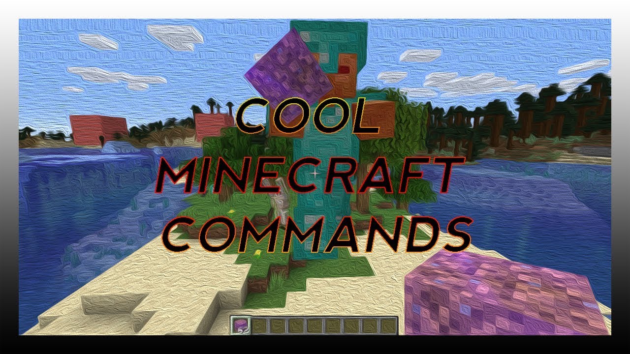 Cool minecraft commands you can do without command blocks - YouTube