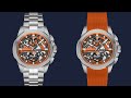 The New Norqain Independence Skeleton Chrono 42mm Orange