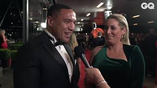 Tyson Frizell Wears His Wedding Suit On Dally M Red Carpet 2018